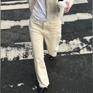 NWT Charcoal Clothing - Easton Jeans in Cream - Size 2